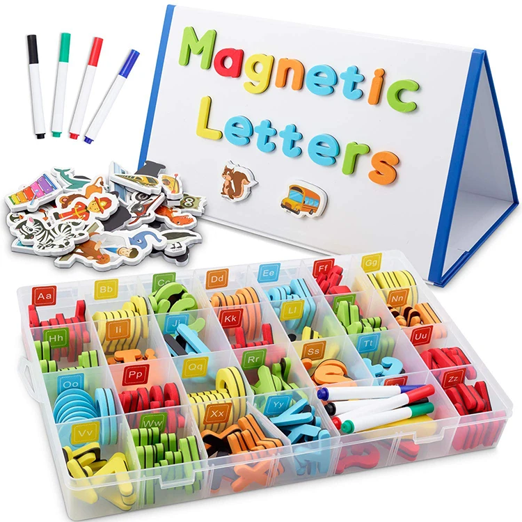 EVA foam magnetic abc alphabet and number teaching and learning toys for toddlers