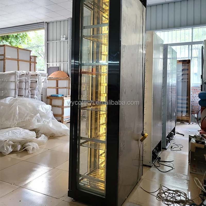 3 Side Glass Display Cooler Upright Showcase For Wine & Beverage Cooler with Cooling System and Compressor Wine Display Cabinet