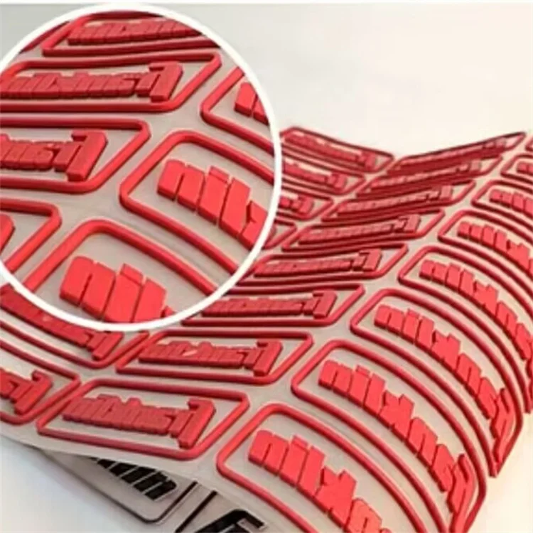 Custom 3d Silicone Heat Transfer Brand Logo Sticker Iron On Transfer Print On T-shirt