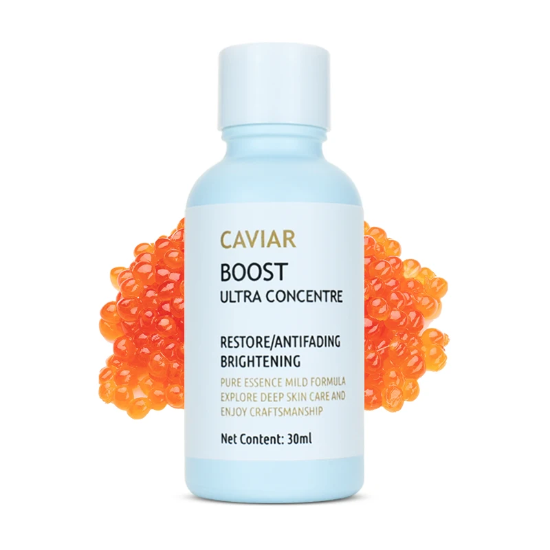 Anti Aging Face Lifting Firming Skin Restoring Soothing Ultra Concentrated Essence Caviar Face Serum Facial Care Product