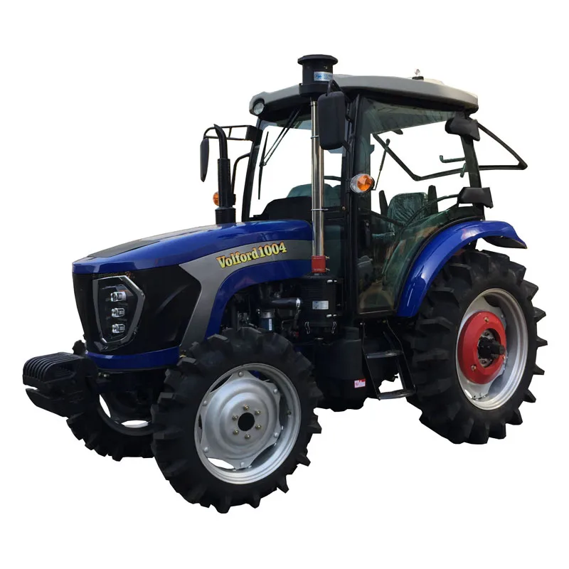 4wd tractor 100hp Weichai Lovol diesel engine for sale with air conditioner cabin