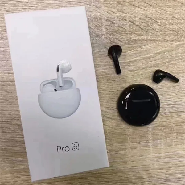 Cheap Price Pro 6 TWS Hot-sale Pods Wireless Headset Automatically Re-pair Auricular Hear Aids Wireless Earbuds Pro6