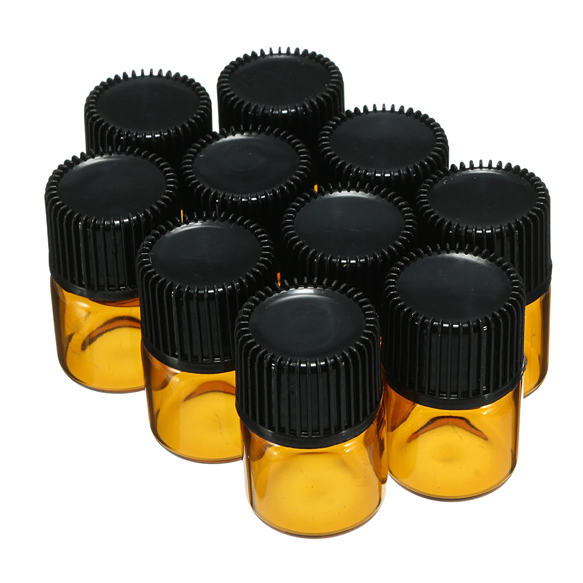 Free Shipping screw cap perfume mini 1ml glass bottles