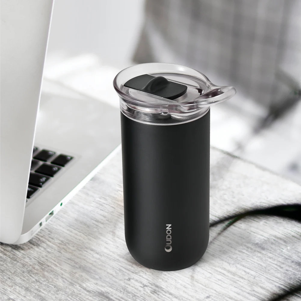 450 600ml Nice Design Tumbler Double Walled Stainless Steel Vacuum Insulated Coffee Mug with SK Push Lid