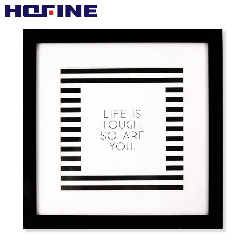 High quality wall wall mounted photo frame, home wall decoration transparent plastic photo frame
