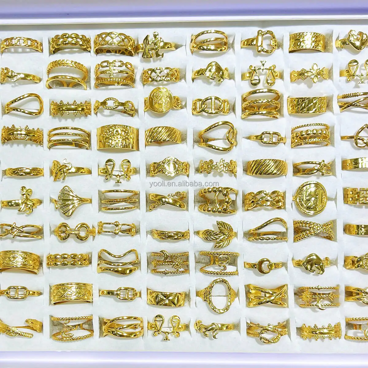 Mixed Women Finger Adjustable Rings Set Wholesale Cheap Wedding Engagement Jewelry Bulk Women Stainless Steel Ring