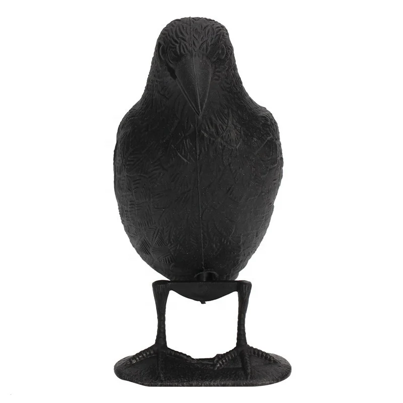 Factory Custom Low Price Life-Like PE Crow Decoy For Hunting