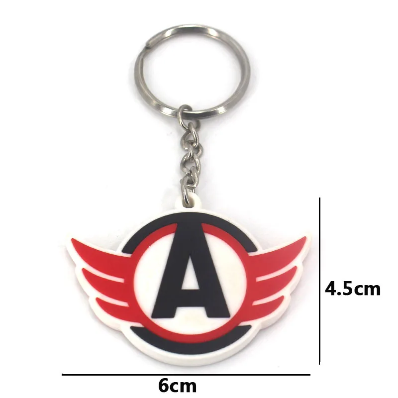 Free Samples Custom Cheap Key Ring Chain Floating Key Chains Boats Injected 2D PVC Key Chain For Promotion Gifts