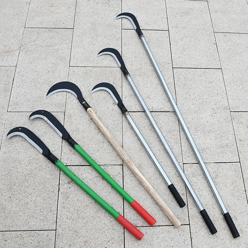 40 см 60 см 80 см 100 см длинная ручка трава для прополки зерна сельскохозяйственные ручные инструменты серп