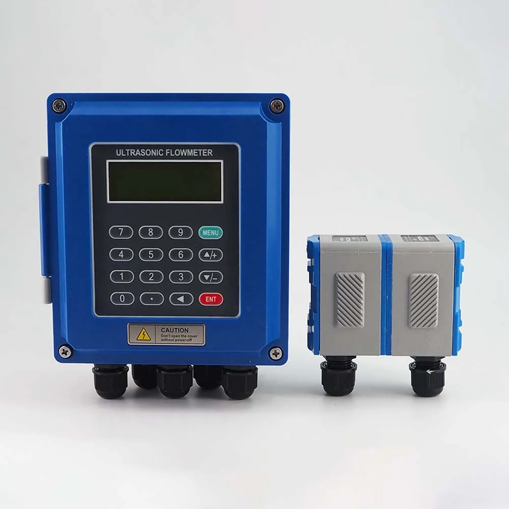High Accuracy Precise Digital Display Power Supply 220V Flow Meter China Made Ultrasonic Flowmeter Clamp On