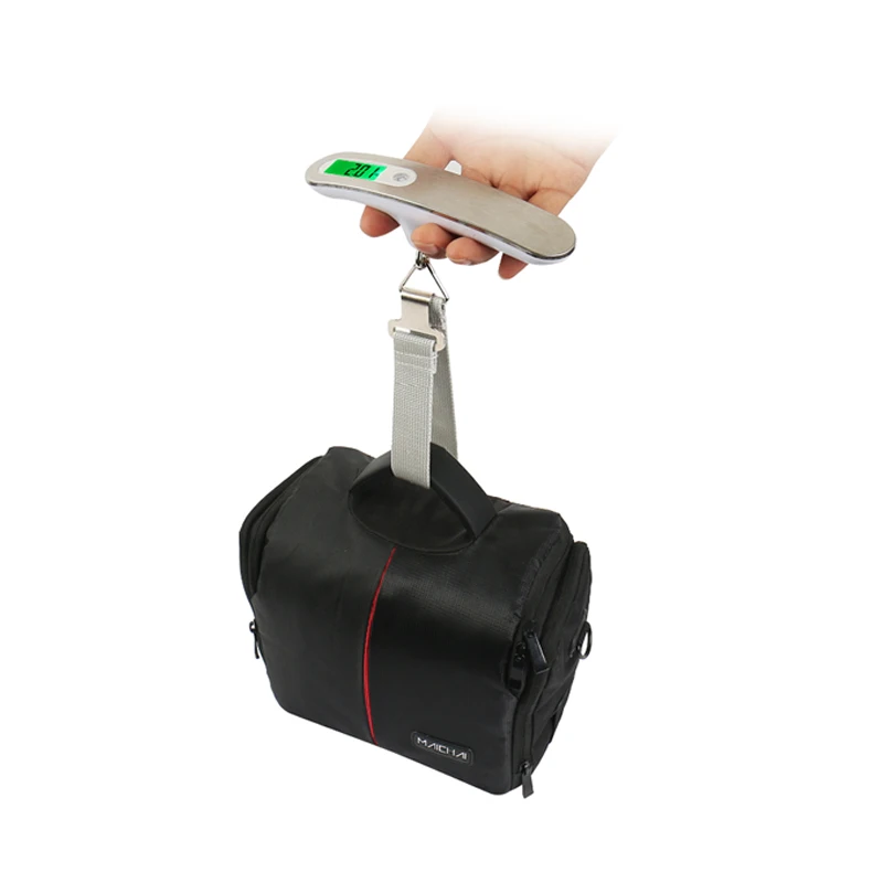 Ручной чемодан с ЖК-дисплеем из нержавеющей стали, вес 110 фунтов, вес 50 кг, электронные цифровые весы для багажа
