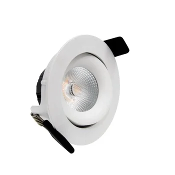 Ce Ultra Thin Cob Downlight Spotlights Aluminum Round 10W Spot Down Light Fitting 25 Degree Adjustable 3Cct Led Downlight