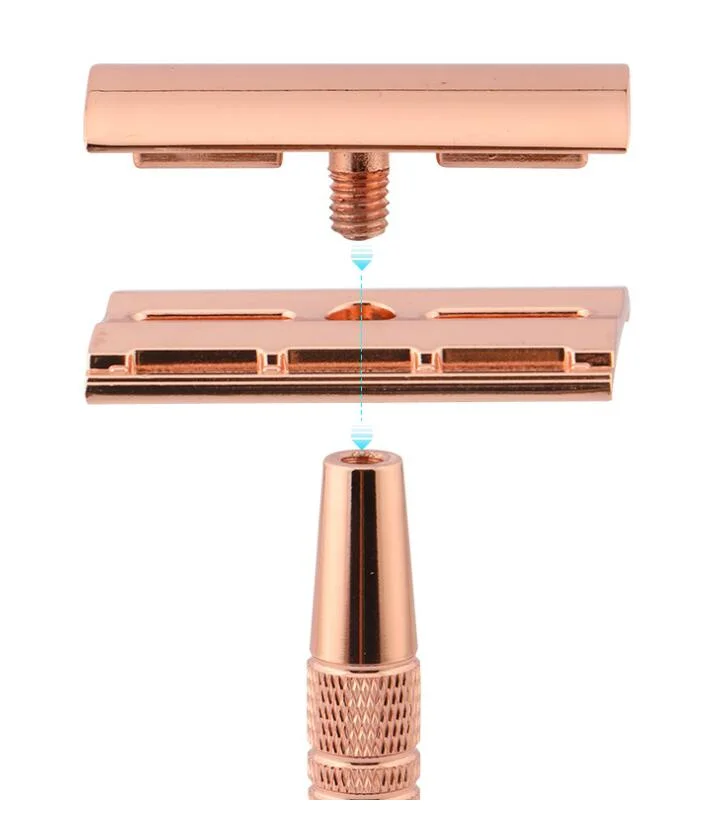 China safety razor manufacturers luxury double edge blade metal safety shaving razor