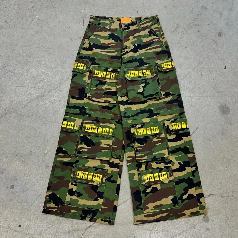 High quality custom manufacturer tactical pockets baggy wide leg trouser mens hiking convertible cargo pants for men