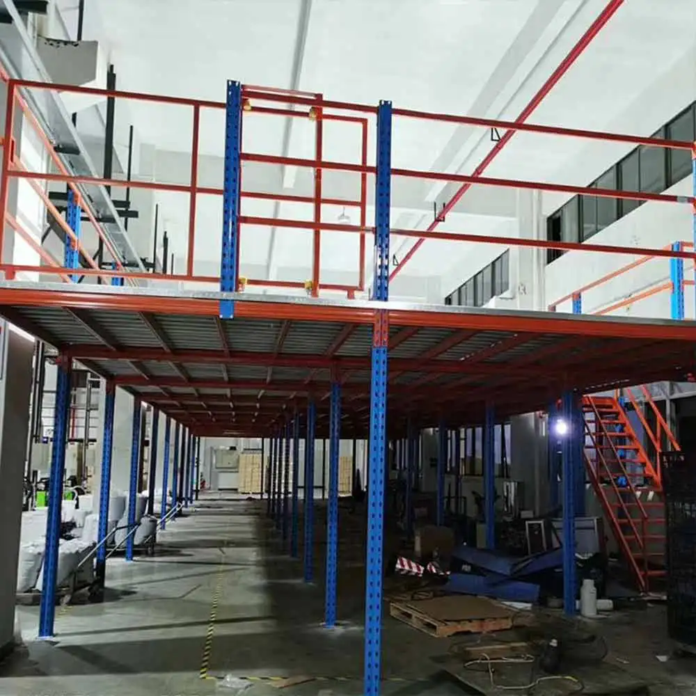 OEM manufacture Platform Pallet Approved Mezzanine Rack System Heavy Duty Warehouse Racking