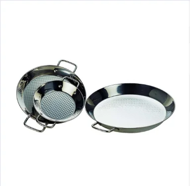 Induction Bottom Stainless Steel Aluminum Spain Paella Pan