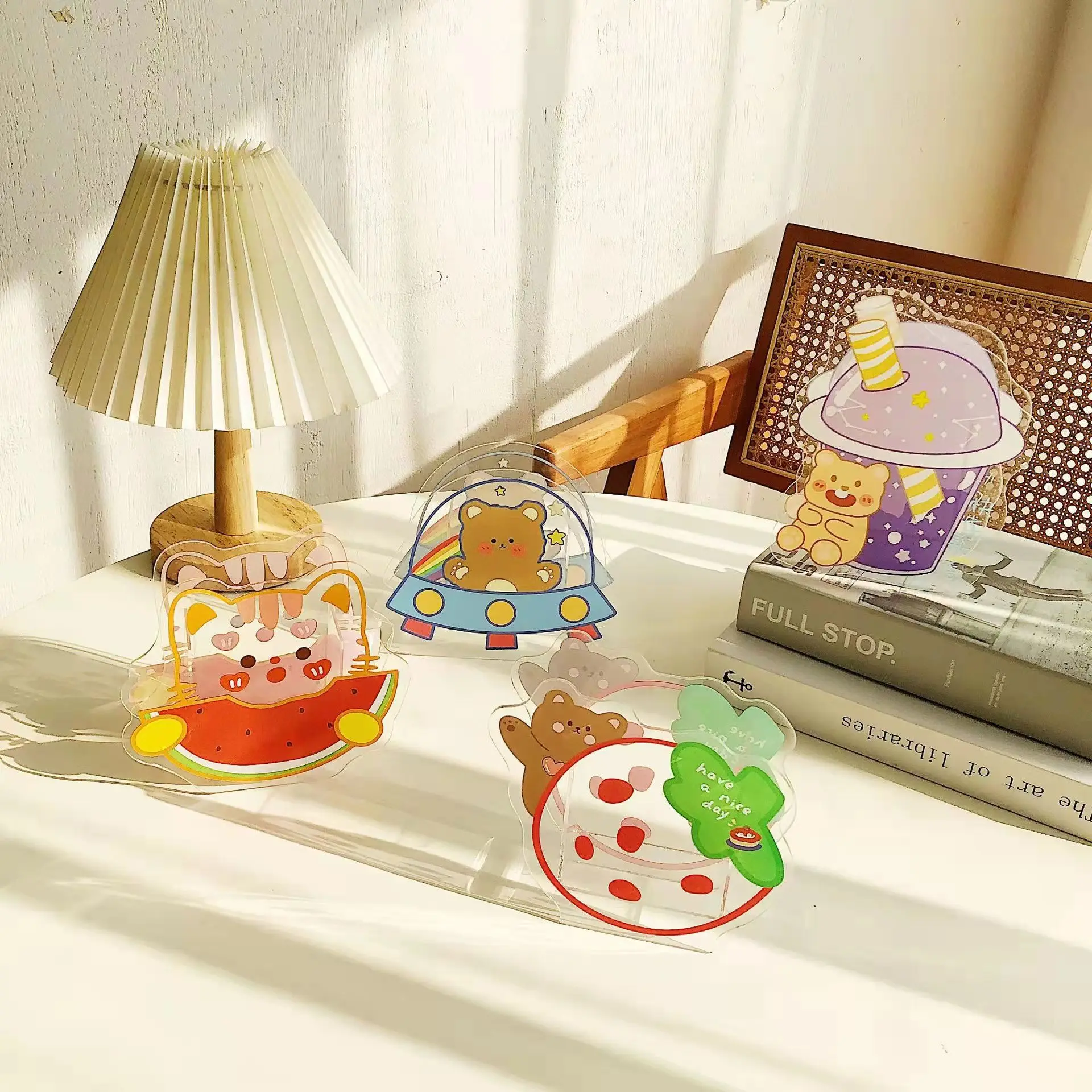 Новый необычный Настольный органайзер настольный офисный декор один прозрачный акриловый карандаш держатель для ручек