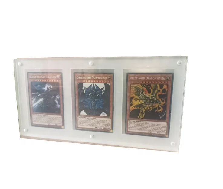 Wholesale acrylic transparent game trading cards display holder