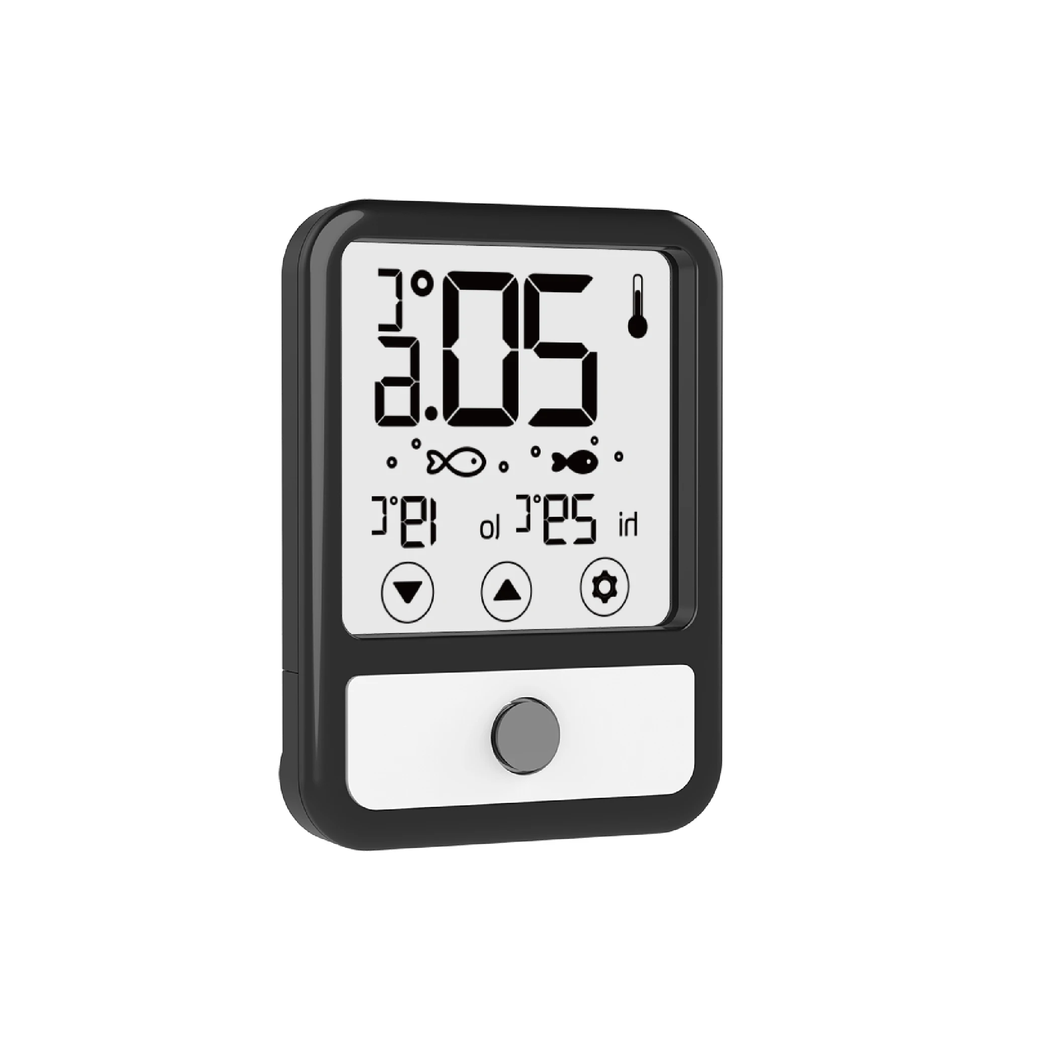 EWETIME New Design Fish Tank Waterproof Digital Alarm Aquarium Thermometer