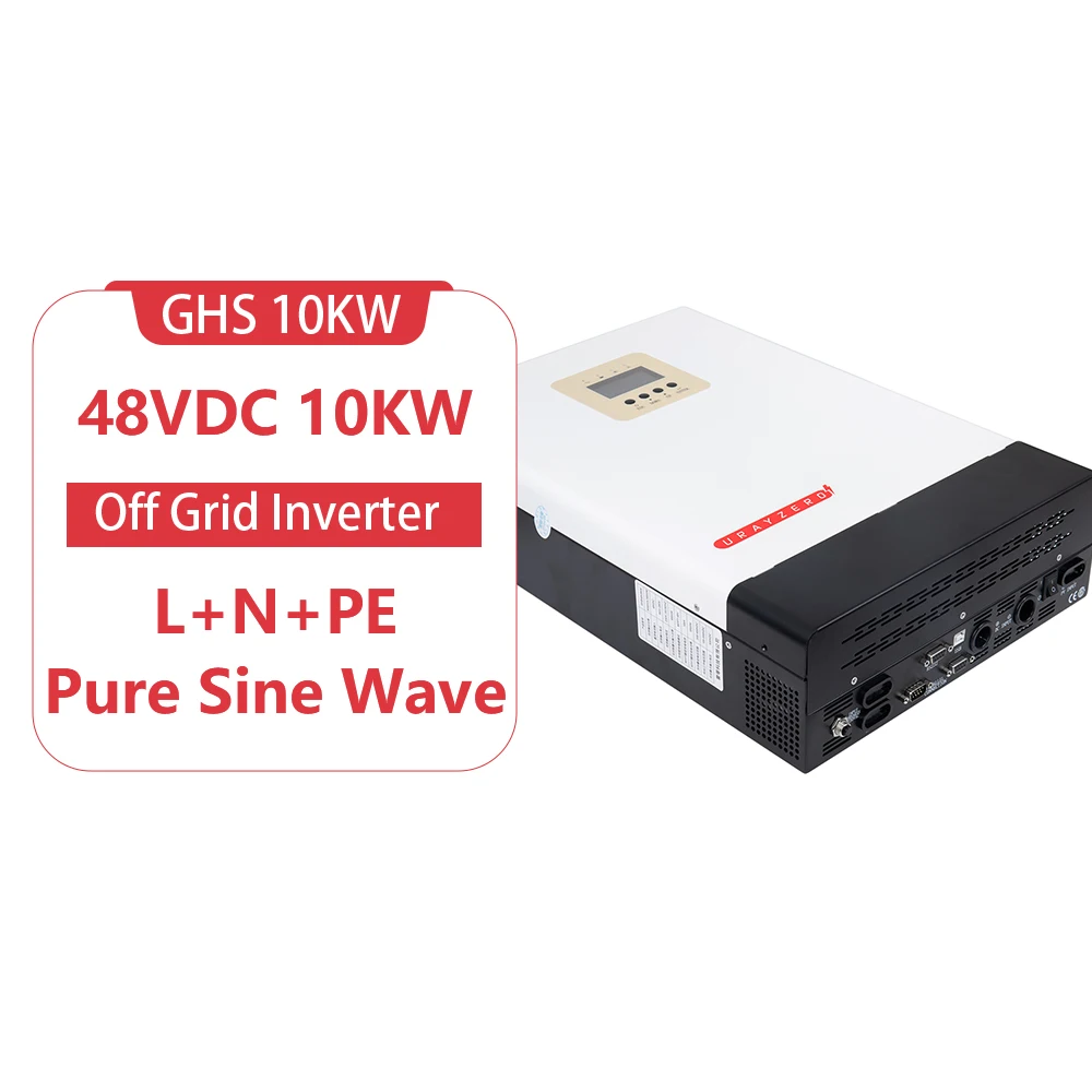 Hot Sales Hybrid 10kw Off-grid Solar Power Inverter Single 48VDC pure sine wave Solar Solar Inverter