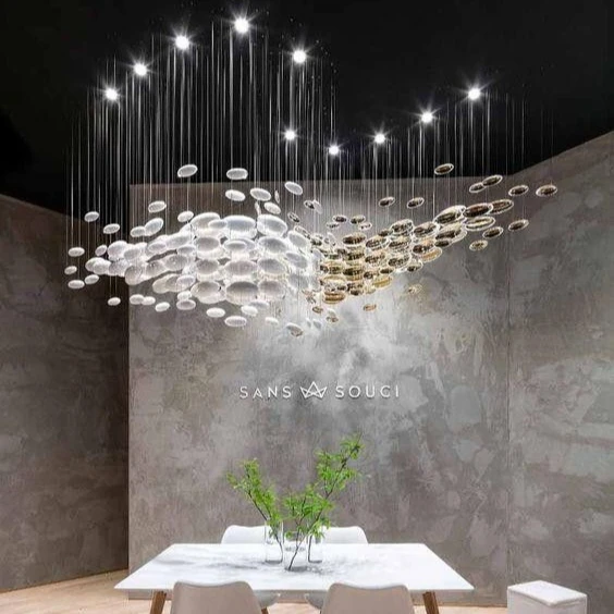 Luxury Modern Chandelier for Hotel Villa Living Room Customized by Manufacturer