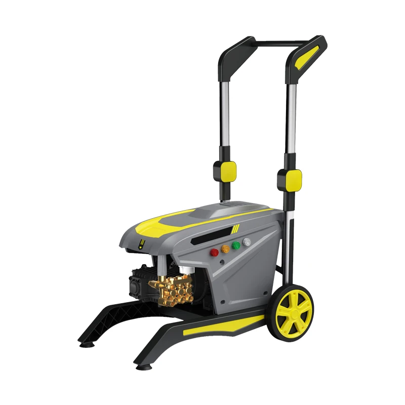 2000W 120bar Mobile Electric 220v  pressure washer high pressure foam spray gun brush High Pressure daliao car washer