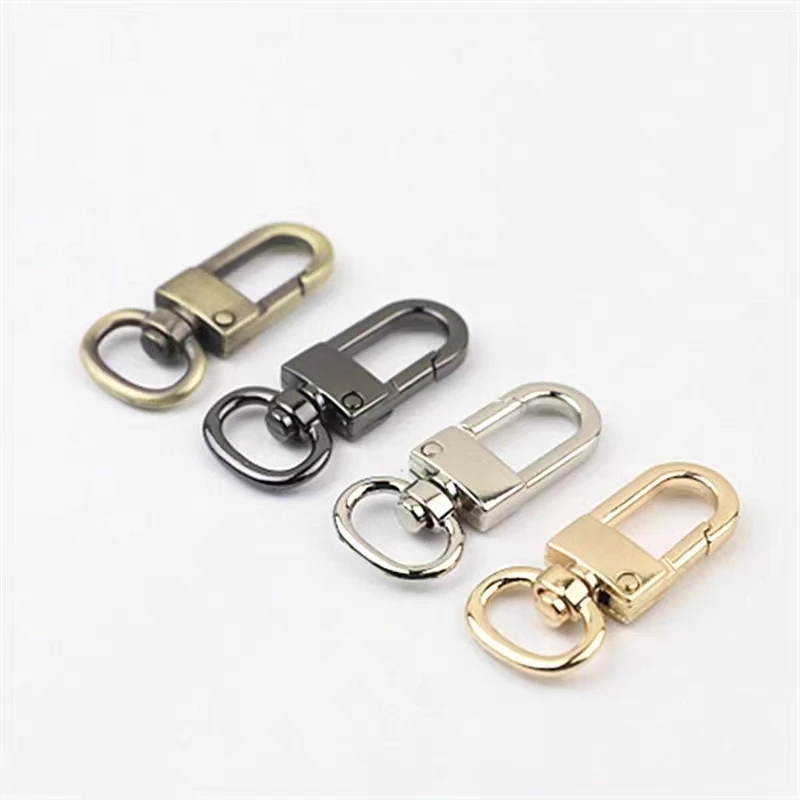 Custom multi-color luggage handbag leather hardware accessories dog buckle connection buckle