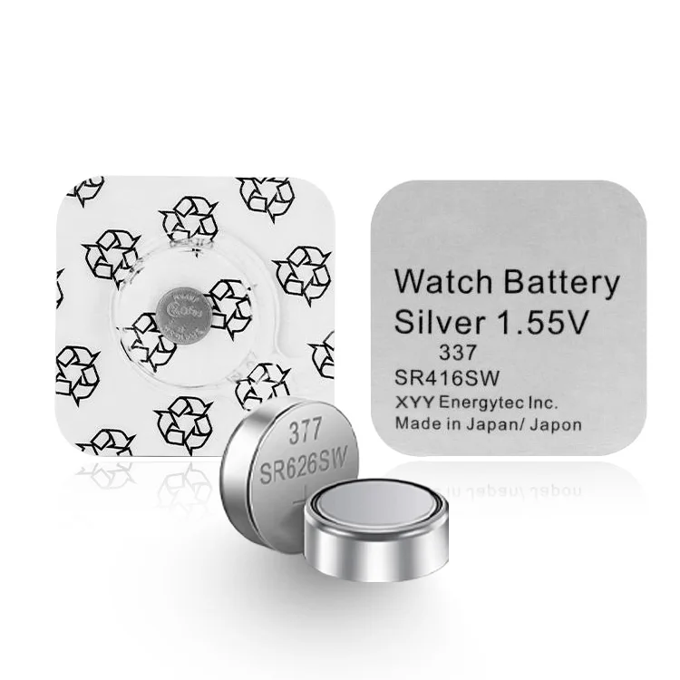 wholesale single pack 10pcs SR626SW 377 SR927SW 395 watch battery button battery silver oxide for murata