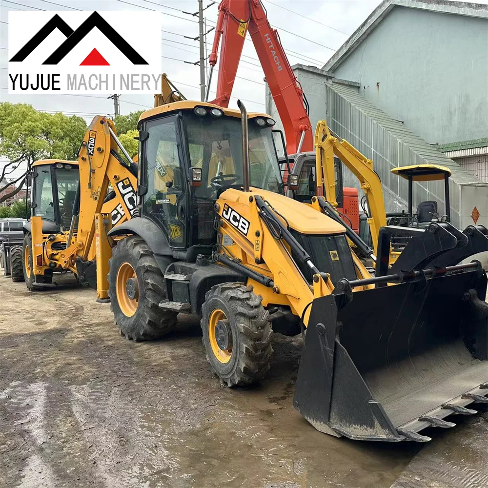Экскаватор-погрузчик Подержанный по низкой цене JCB3CX колесный погрузчик JCB 3CX JCB4CX отличное состояние 4CX экскаватор-погрузчик для горячей продажи