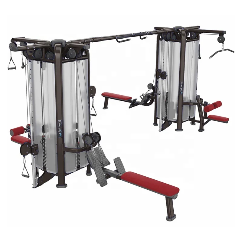 Коммерческий домашний многофункциональный тренажерный зал многофункциональная станция для спортзала Multi Jungle 8 станций спортивное оборудование помещений