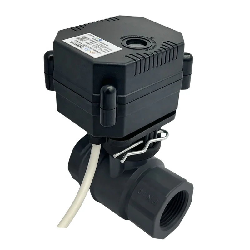 FH series motorized ball valve stainless steel brass electric actuator ball valve 12v 24v 5v 110v 220v for smart home