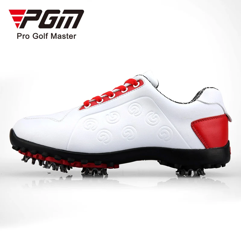 PGM XZ109 Водонепроницаемая Женская Съемная нескользящая обувь с шипами из микрофибры обувь для гольфа