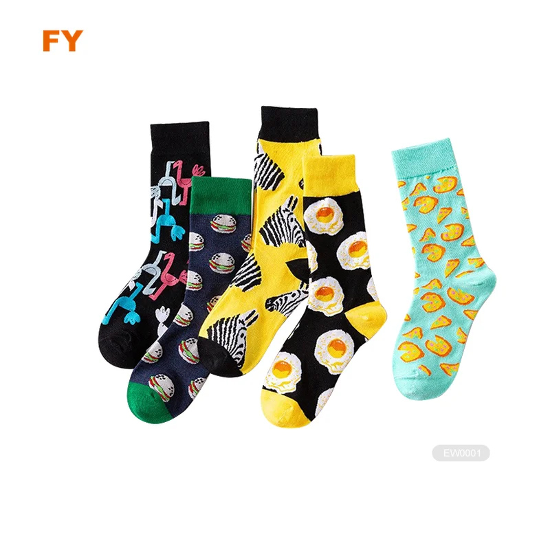 ZJFY- E324 colorful socks women colored socks for women wholesale colored socks