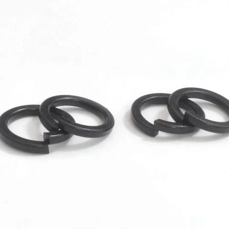 
factory price carbon steel black spring washer 