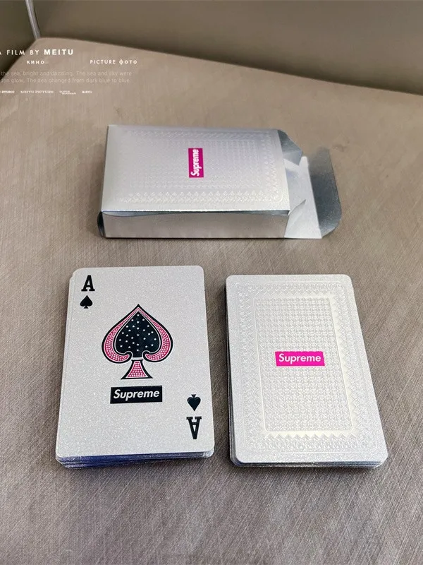 Wholesale Trendy Alphabet Waterproof Poker Cards Thickened Reusable & Washable Plastic Printed with Custom Logo Party Landlord