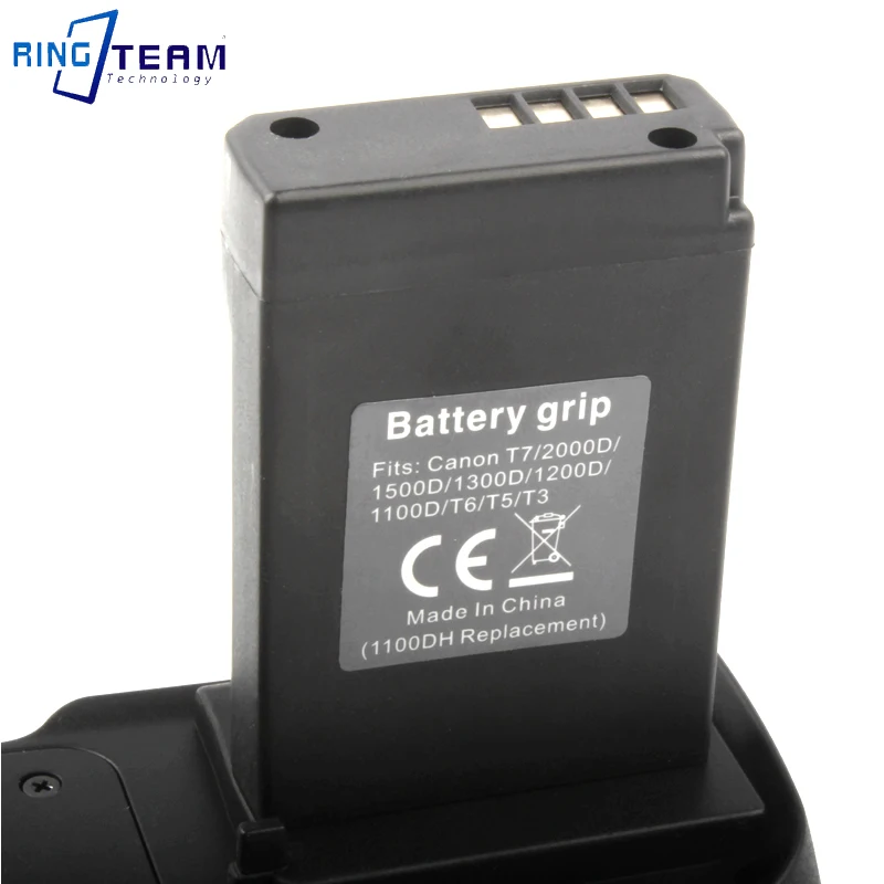 Подходит для зеркального фотоаппарата Canon T7 2000D 1500D 1300D долговечный срок службы батареи вертикальное оружие съемки 1100D батарейный отсек BG1100D
