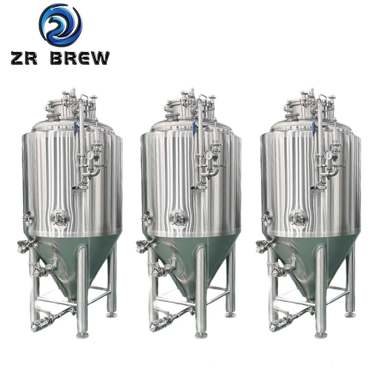 brewing beer machine 3hl 5hl 10hl 20hl 60hl Conical Fermenter Bright Beer Conditioning Tanks 1000l Stainless Steel Conical Fermenter
