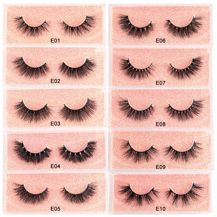 custom eyelash packaging box dramatic mink lashes wispy 25mm mink eyelash real siberian mink eyelash strips