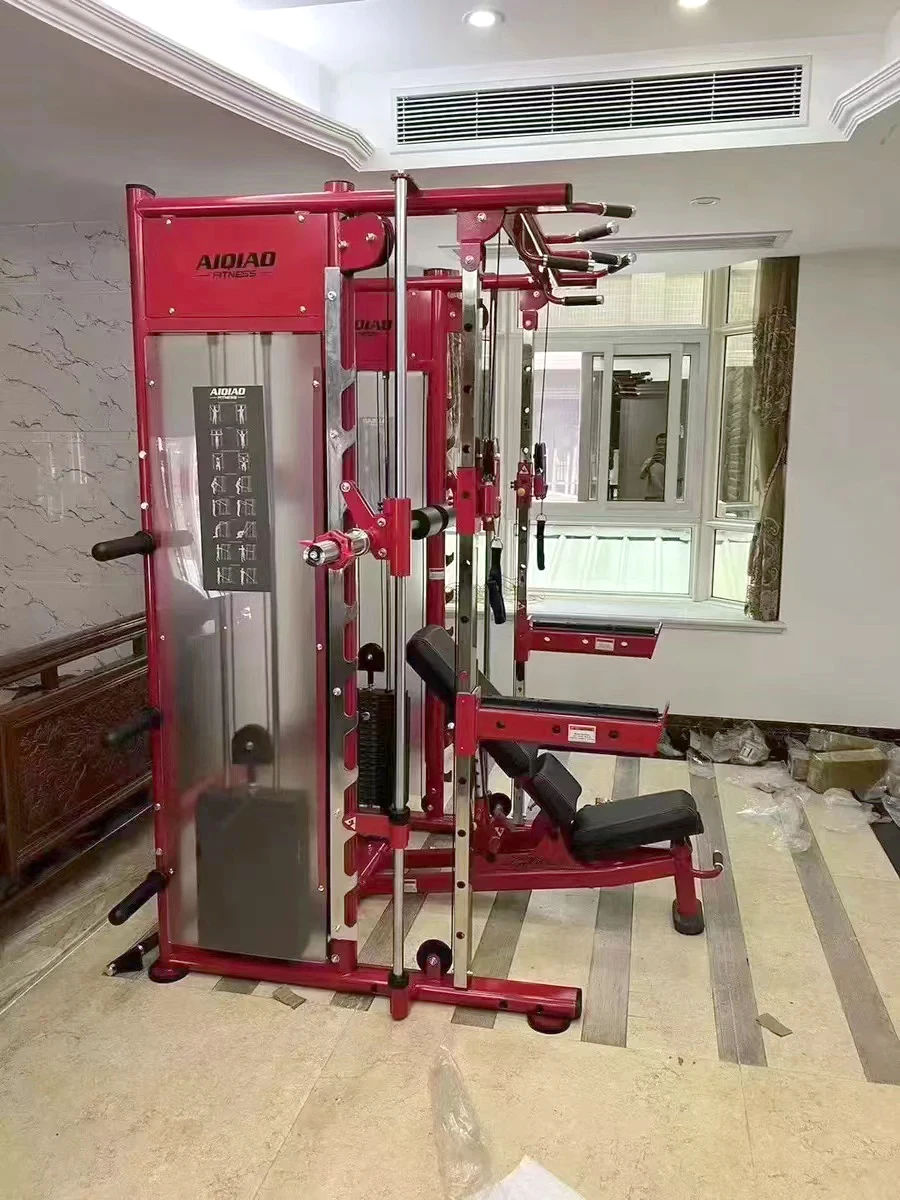 Commercial All In One Gym Fitness Equipment Home Use Strength Bodybuilding Multifunctional Smith Machine