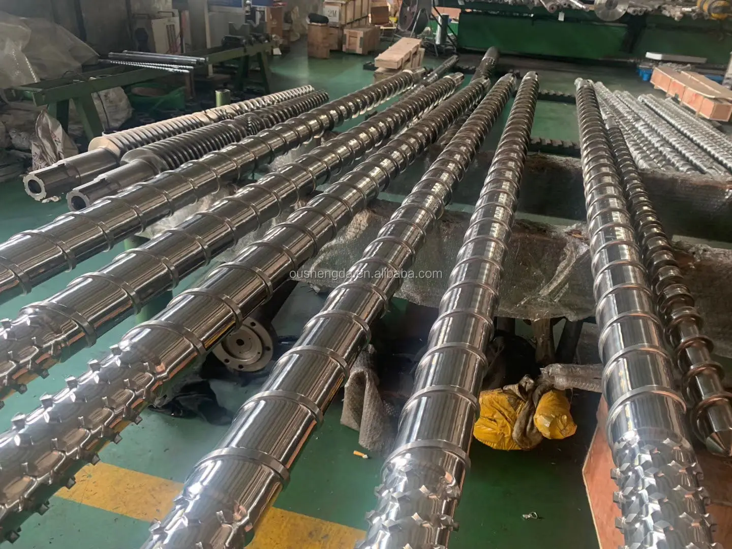 pvc/abs extrusion granules single screw and barrel for PVC pipe granulator recycle pelleitzer