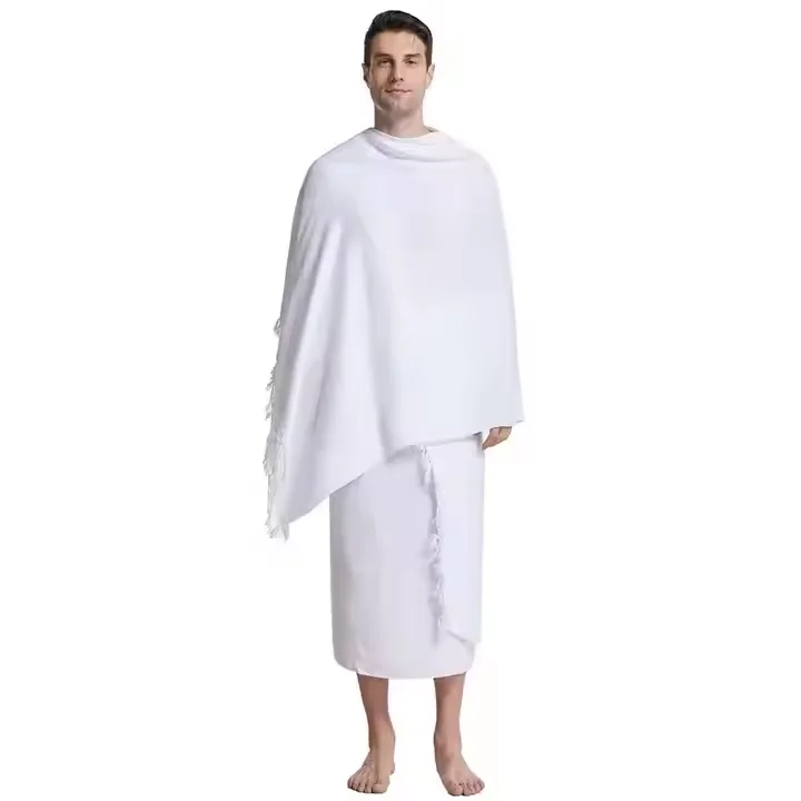 100% хлопок Ihram Ehram Ahram для мужчин хаджа и умры