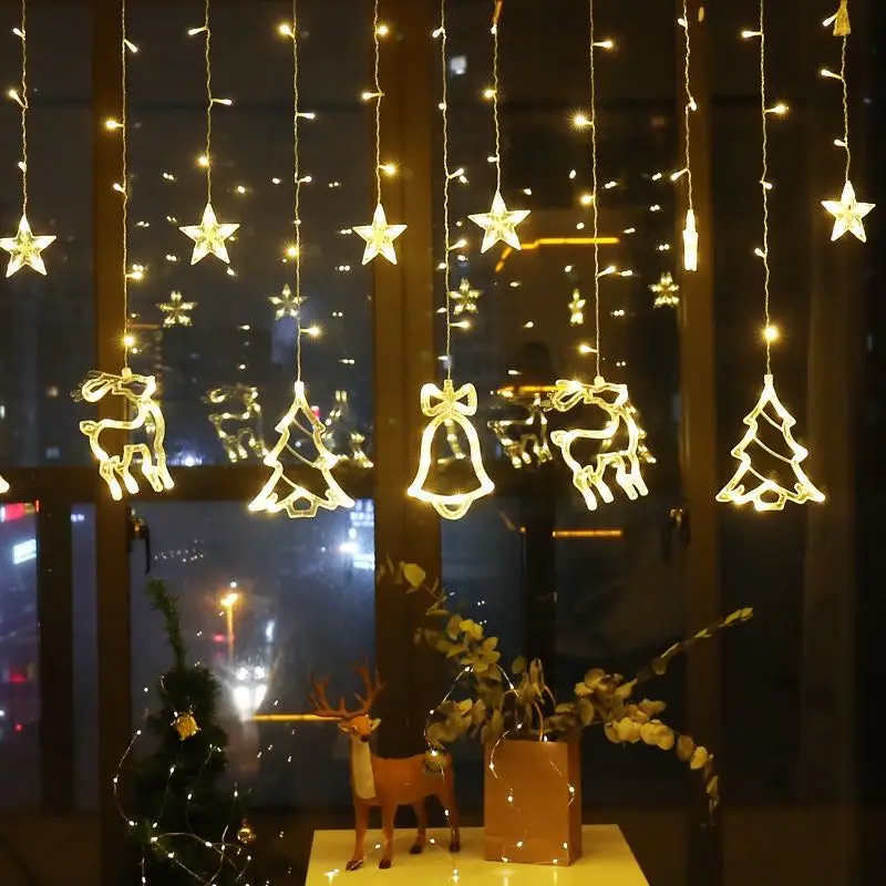 
Beautiful Christmas showcase festival Hallows decorative outdoor waterproof solar 10 LED string light 