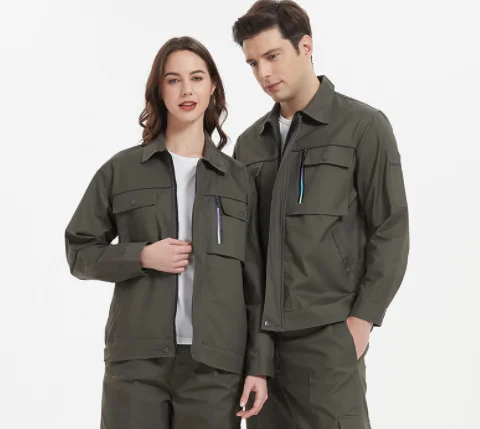 New models reflective stripes safety uniform stand-up collar lapel suit double-layer polyester-cotton thickened workwear