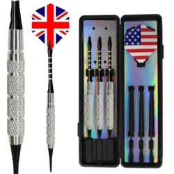 Amazon Selling products 19g Professional Steel Tip Soft Tip darts Brass Dart with case dart