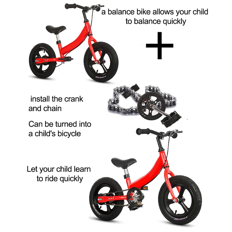 para ninos de equilibrio bicicleta 12/14/16 inch 2 in 1 balance bike children bicycle kids flash training wheel bikes for kids