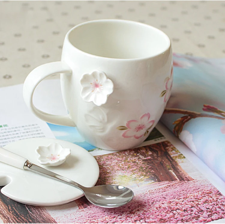 
Japanese Porcelain Ware Coffee Mugs Lid Spoon Antique Tea Cups And Saucers 