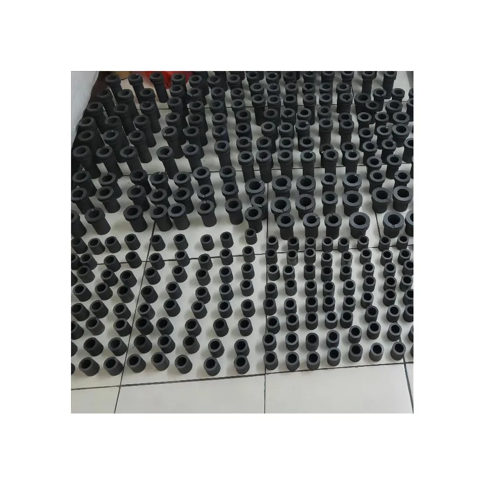 HIgh density high purity graphite crucible 0.5kg for gold melting crisol de grafito sliver, copper, iron, aluminum jewelry tools