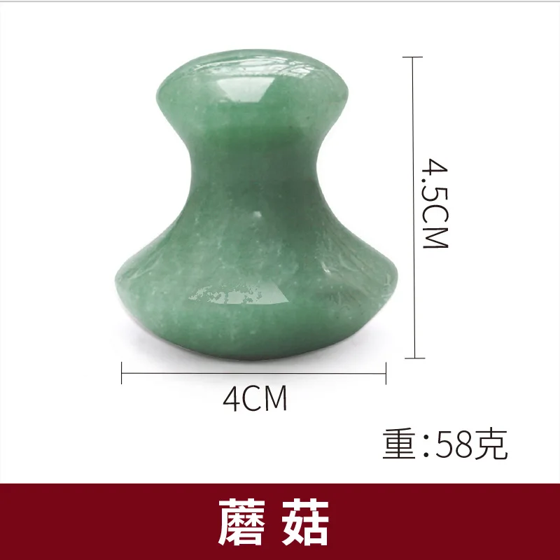 World best selling products natural jade stone gua sha roller green guasha facial tool for anti aging