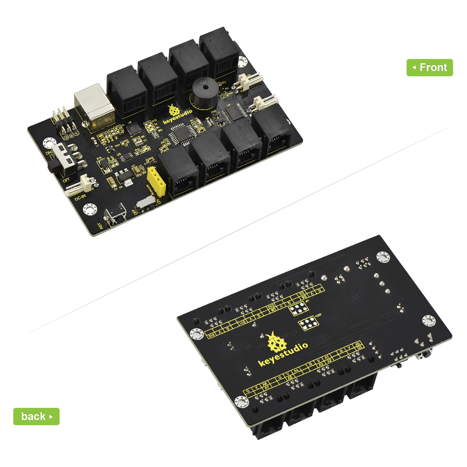  KEYBOT RJ11 кодирования робот ATMEGA328P-AU плата управления Комплект для Arduino