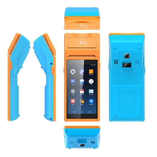 8.1 Android system 58mm Industrial PDA 3G/4G LTE Portable Rugged IP65 Terminal Printer